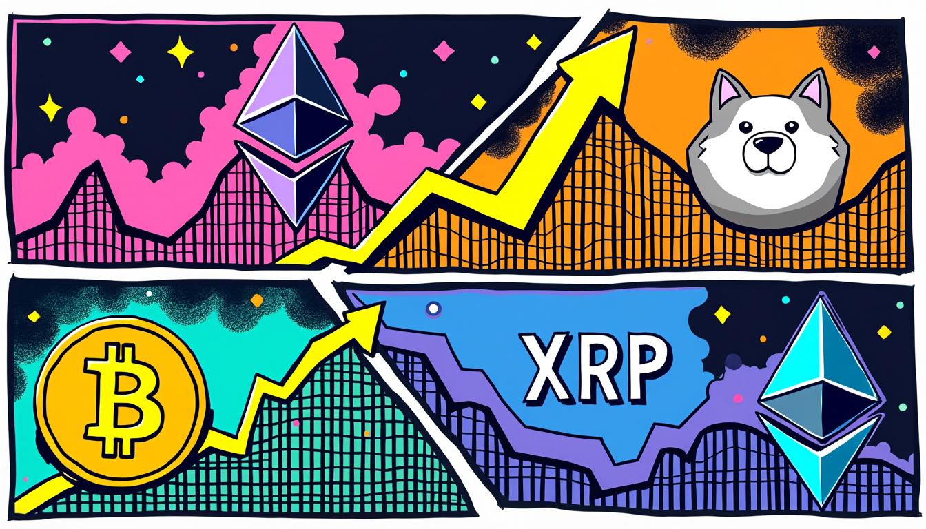 découvrez comment bitcoin, ethereum, xrp et dogecoin ont augmenté de 5 % suite aux signaux de désescalade de trump, marquant un tournant positif sur le marché des cryptomonnaies.
