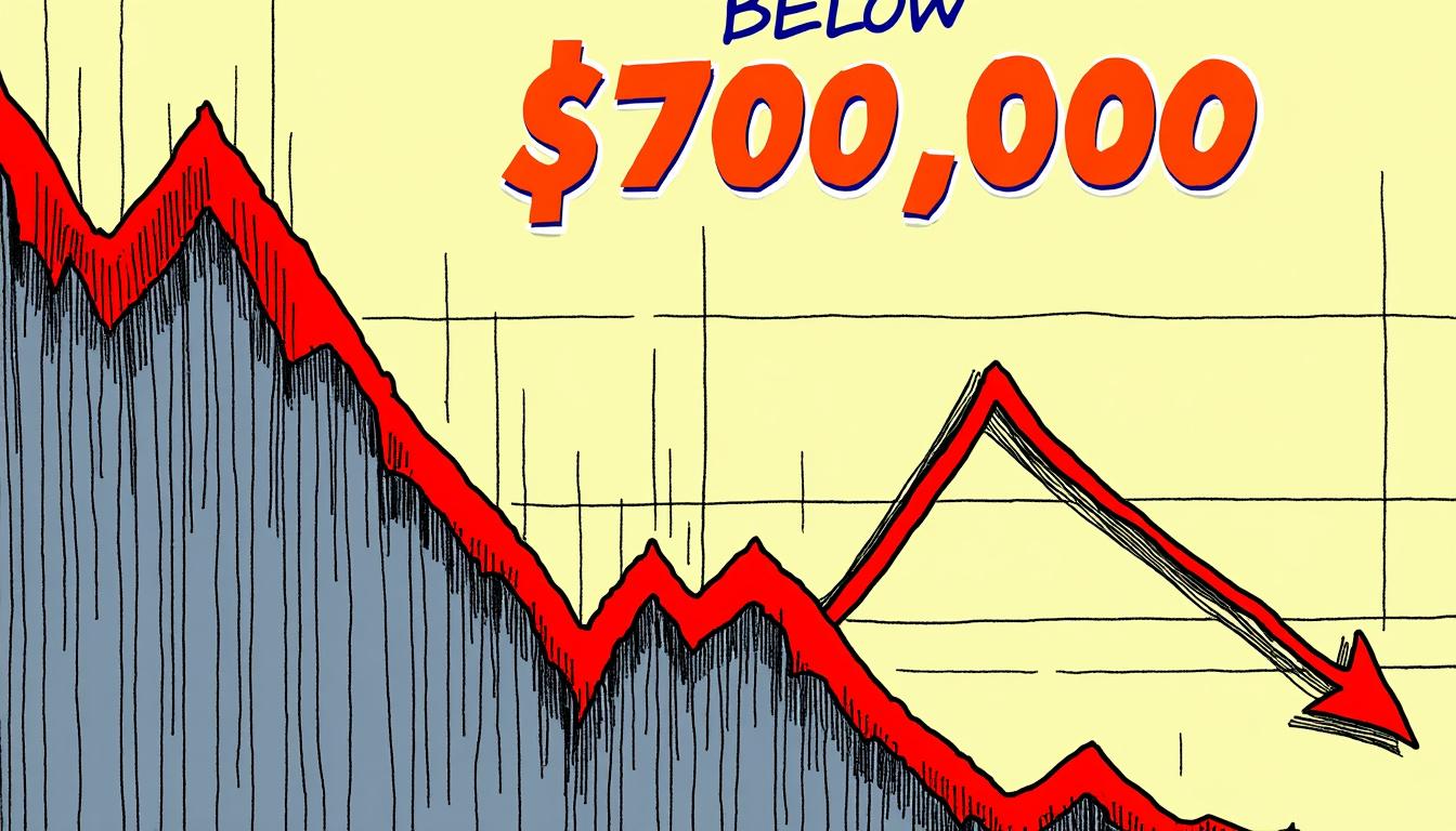 le bitcoin chute sous les 70 000 $, tandis qu'ethereum, xrp et dogecoin enregistrent chacun une perte de 2%, marquant un recul significatif sur le marché des cryptomonnaies.