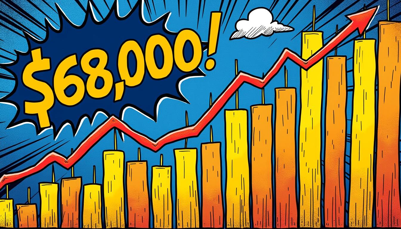 bitcoin atteint un nouveau sommet à 68 000 $, tandis qu’ethereum, xrp et dogecoin enregistrent des gains significatifs dans un contexte de marché optimiste.