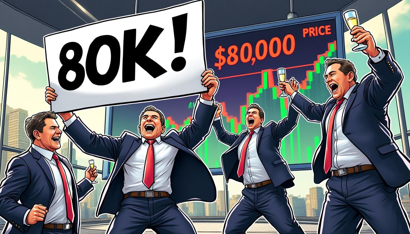 le bitcoin dépasse les 80 000$ grâce aux avancées réglementaires aux états-unis, marquant une étape importante pour les cryptomonnaies sur le marché américain.